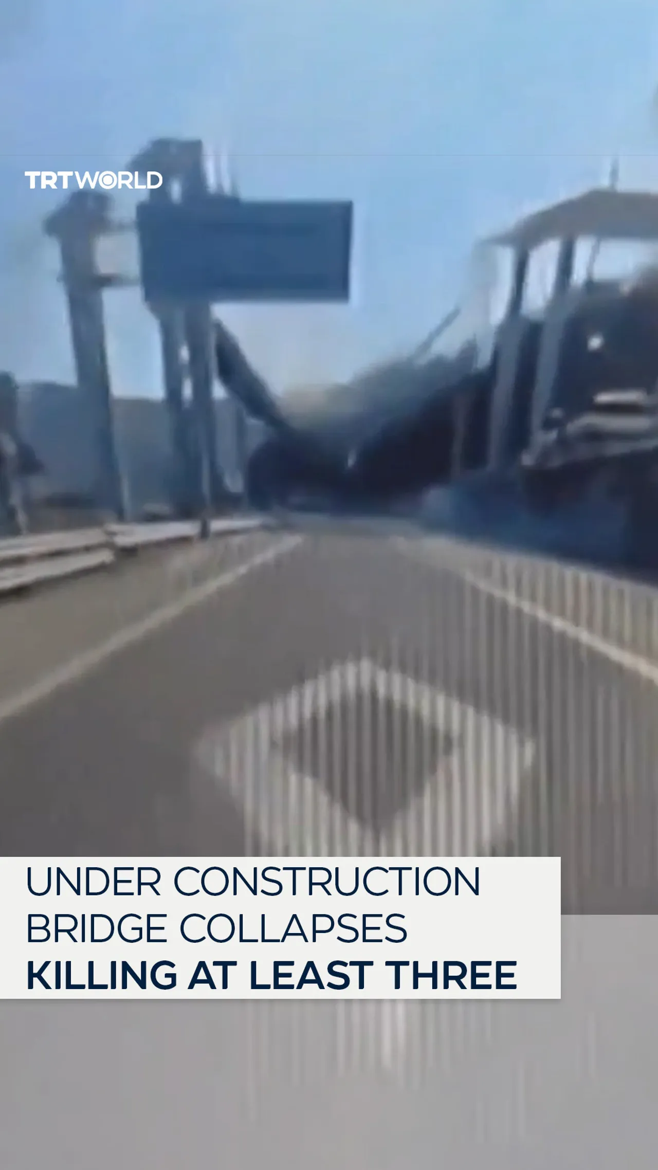 South Korea construction site bridge collapse